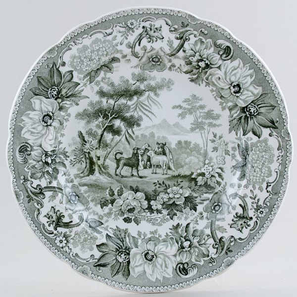 Plate The Dog and The Sheep c1830